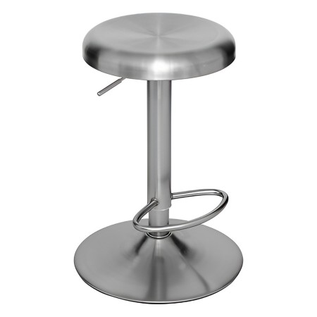 Scaun bar ajustabil Ilsa, metal, crom, H.75 cm, 207391