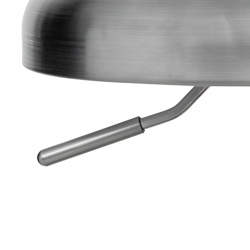 Scaun bar ajustabil Ilsa, metal, crom, H.75 cm, 207391