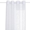 Perdea Lazi, poliester, alba, 140x240 cm, 209011C