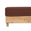 Husa saltea Flora, bumbac, maro, 140x190 cm, 209023B