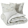 Lenjerie de pat Sonie, 2 persoane, 3 piese, bumbac, alb, 240x220 cm, 209028
