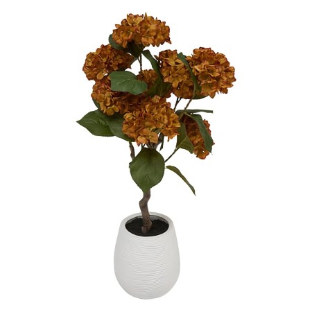 Hortensie artificiala orange in ghiveci Mika, H.100 cm, 210105A