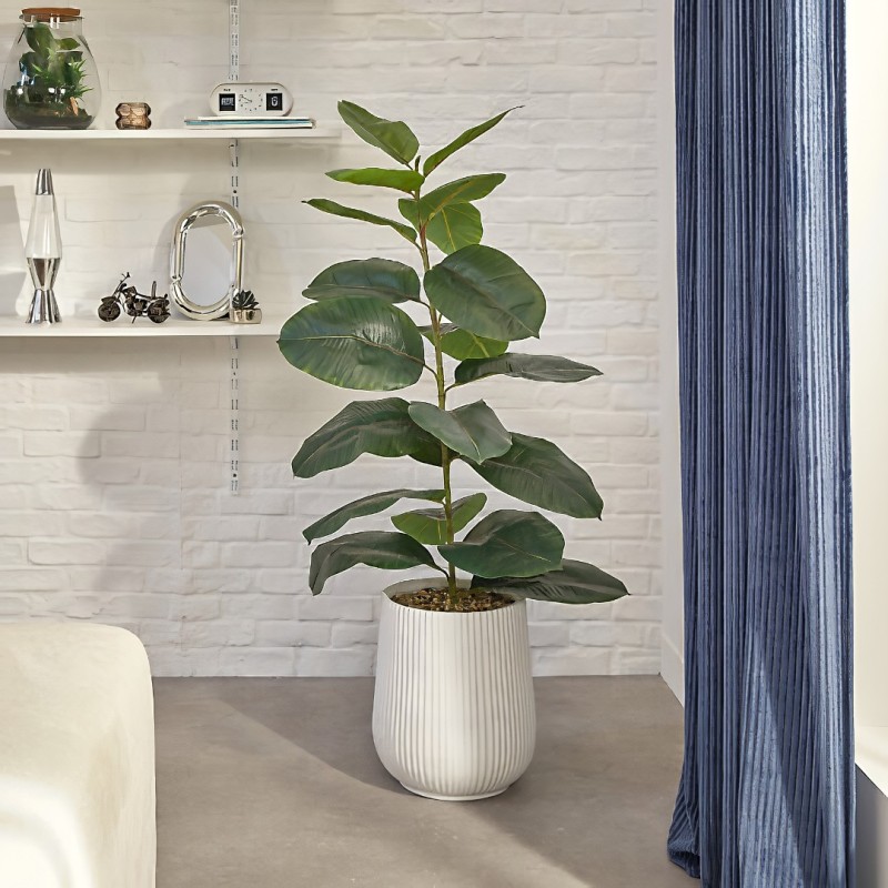 Ficus artificial Sky, ghiveci ceramica, H.145 cm, 210133