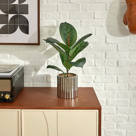 Ficus artificial Sky, ghiveci ceramica, H.54 cm, 210134