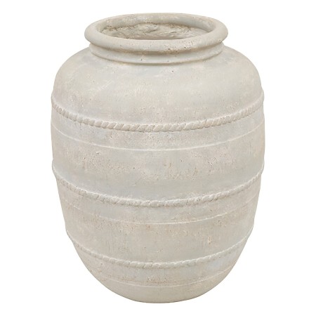 Vaza Romia, ceramica, alba, H.46 cm, 210153 