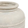 Vaza Romia, ceramica, alba, H.46 cm, 210153