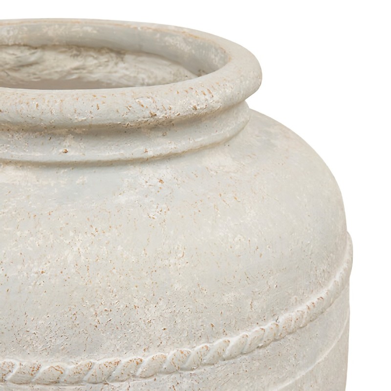 Vaza Romia, ceramica, alba, H.46 cm, 210153