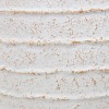 Vaza Romia, ceramica, alba, H.38 cm, 210155