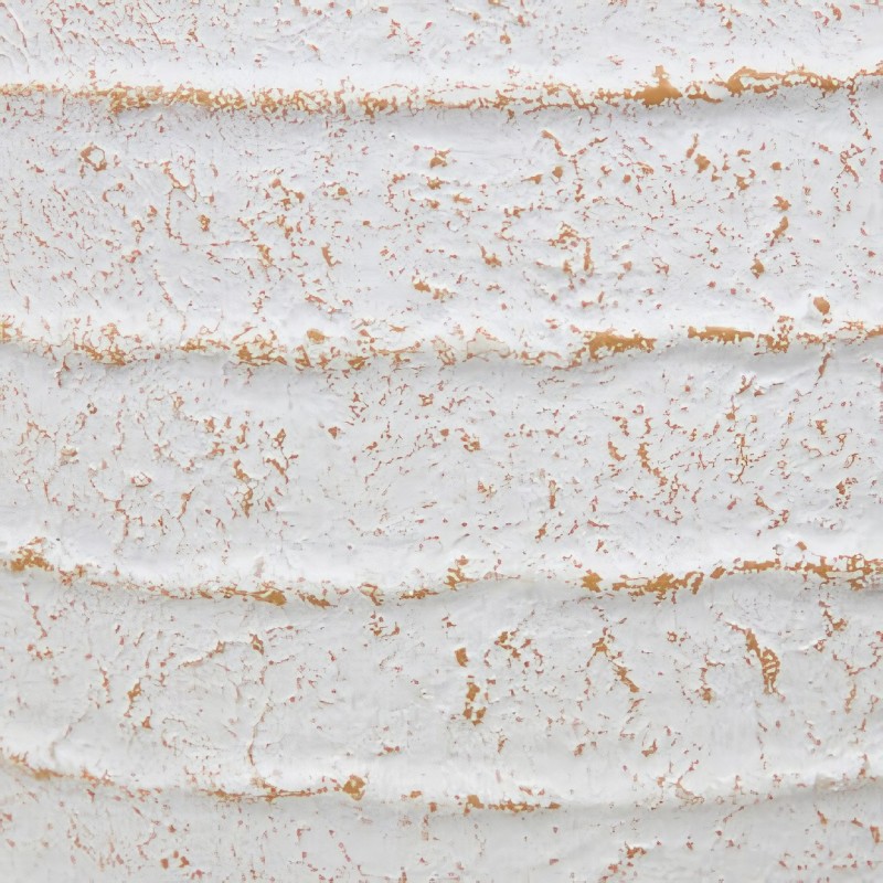 Vaza Romia, ceramica, alba, H.38 cm, 210155