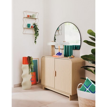 Suport plante Twist, magneziu, bej, H.60 cm, 210254