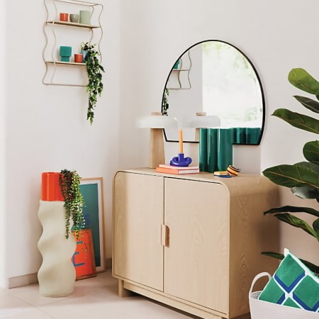 Suport plante Twist, magneziu, bej, H.60 cm, 210254
