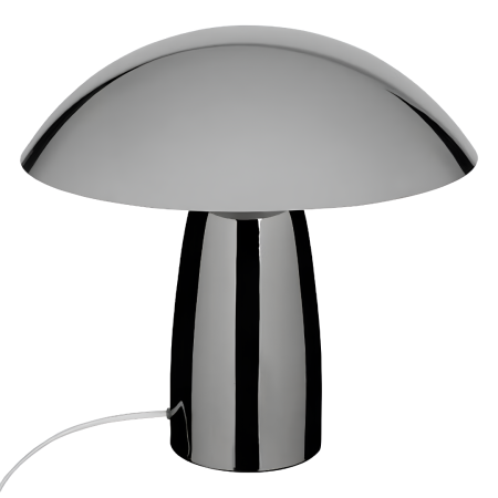 Veioza Omia, metal, ciment, argintiu, 2XE27, H.34 cm, 210304 