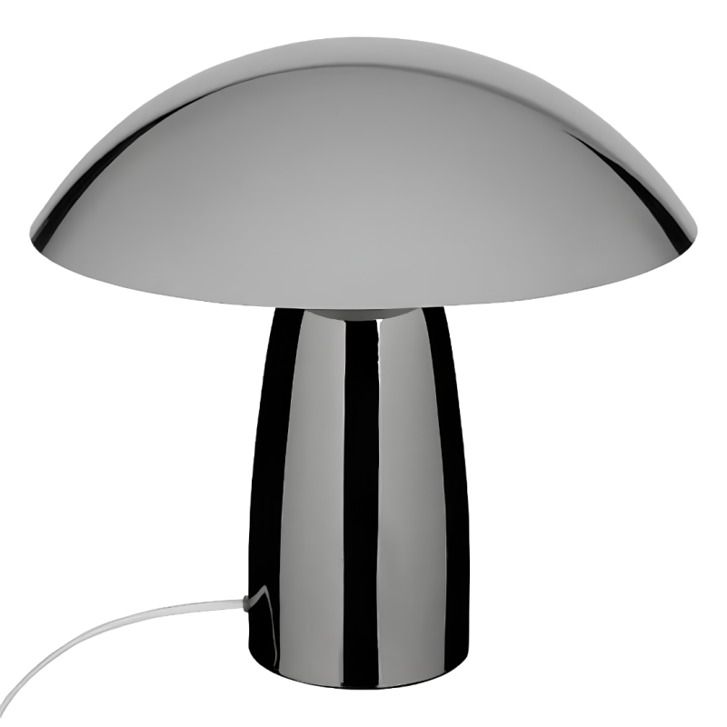 Veioza Omia, metal, ciment, argintiu, 2XE27, H.34 cm, 210304