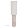 Lampadar Keyah, ceramica, textil, gri, 1XE27, H.111 cm, 210322