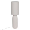 Lampadar Keyah, ceramica, textil, gri, 1XE27, H.111 cm, 210322A