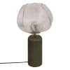 Veioza Phylas, ceramica, sticla, verde khaki, 1XE14, H.45 cm, 210349A