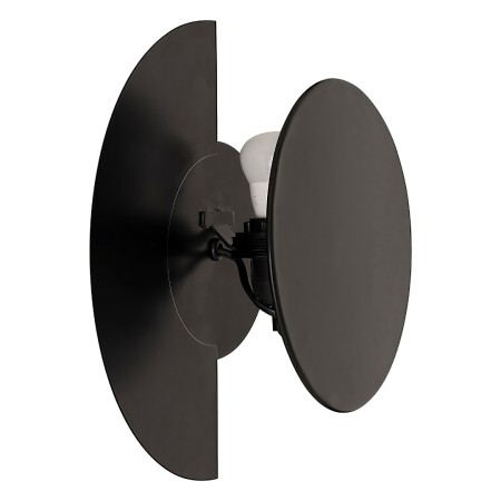 Aplica Mysti, metal, negru, 1XE27, H.30 cm, 210350 