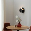 Aplica Mysti, metal, negru, 1XE27, H.30 cm, 210350