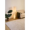 Lampadar Solal, metal, ciment, PVC, alb, 2XE27, H.124 cm, 210362