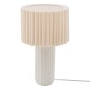 Veioza Kenan, ceramica, PVC, bej, 1XE27, H.43 cm, 210368