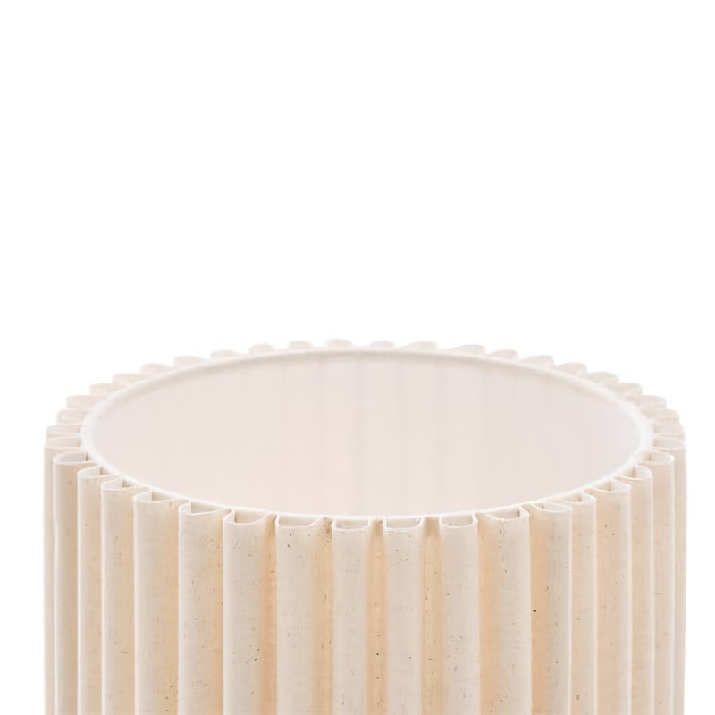 Veioza Kenan, ceramica, PVC, bej, 1XE27, H.43 cm, 210368