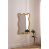 Oglinda Maggie, MDF, ratan, sticla, H.100 cm, 210443