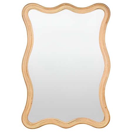Oglinda Maggie, MDF, ratan, sticla, H.100 cm, 210443 