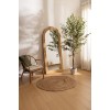 Oglinda de perete Maggie, MDF, ratan, sticla, bej, H.170 cm, 210445