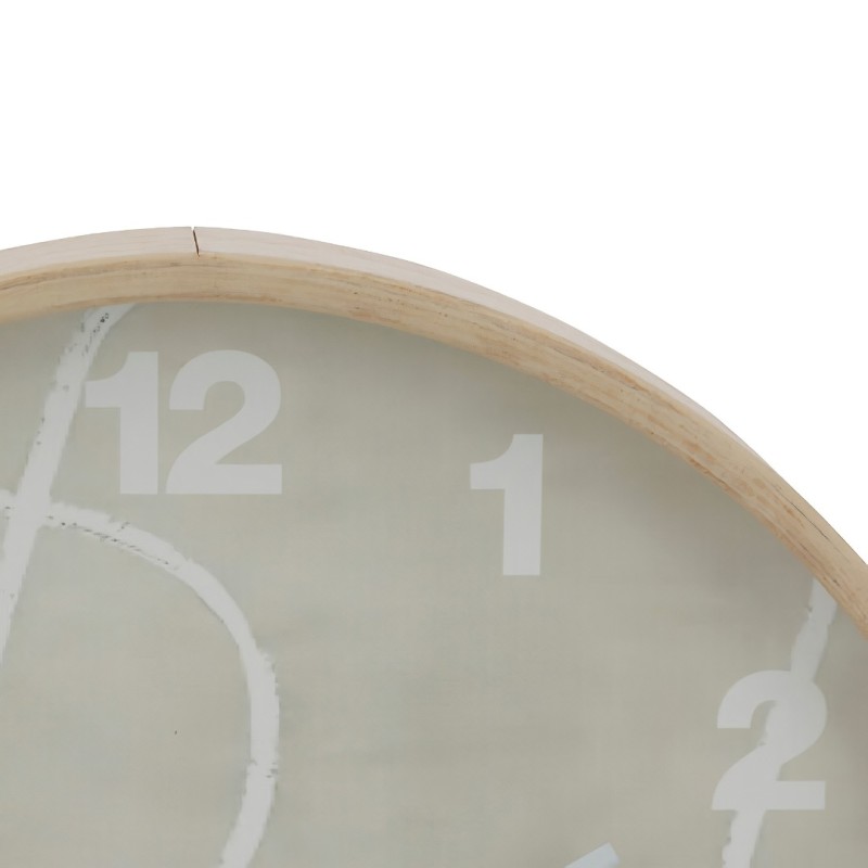Ceas de perete Greta, MDF, sticla, D.38 cm, 210452