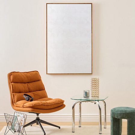 Tablou 3D canvas Marilou, alb, 116x75 cm, 210466