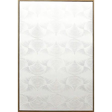 Tablou 3D canvas Marilou, alb, 116x75 cm, 210466
