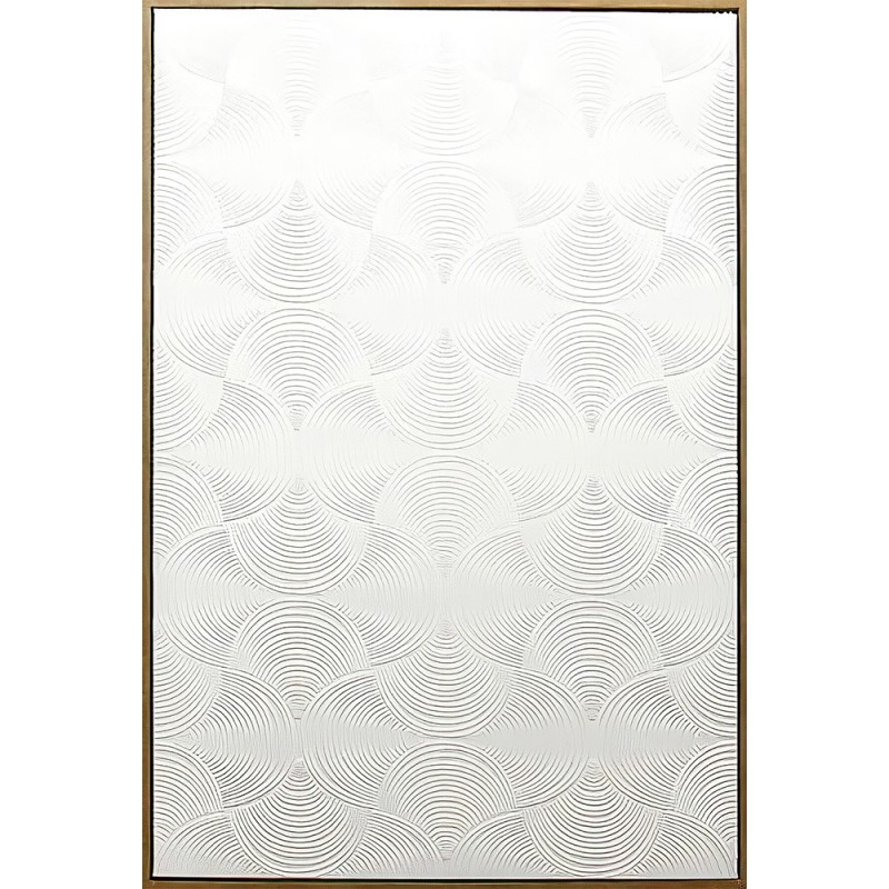 Tablou 3D canvas Marilou, alb, 116x75 cm, 210466