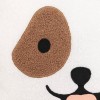 Pernuta Dog, poliester, boucle, alb, 40X40 cm, 211011