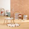 Etajera copii Maison, lemn, MDF, alb, H.82 cm, 211033