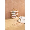 Etajera copii Maison, lemn, MDF, alb, H.82 cm, 211033