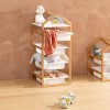 Etajera copii Maison, lemn, MDF, alb, H.94 cm, 211037