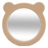 Oglinda copii Beary, MDF, sticla, maro, D.33 cm, 211047