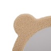 Oglinda copii Beary, MDF, sticla, maro, D.33 cm, 211047