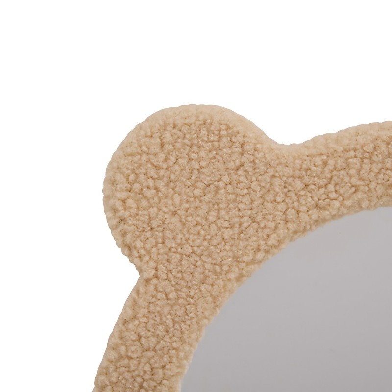 Oglinda copii Beary, MDF, sticla, maro, D.33 cm, 211047