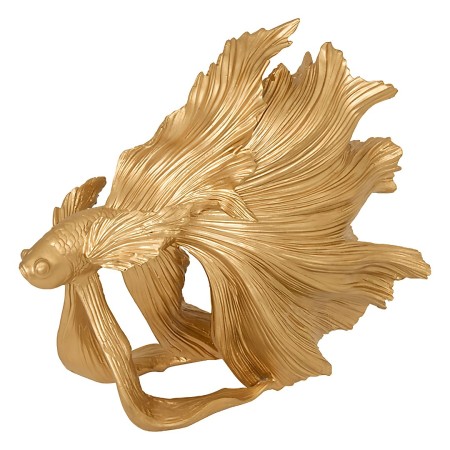 Decoratiune Jil, polirasina, auriu, H.22 cm, 211690 