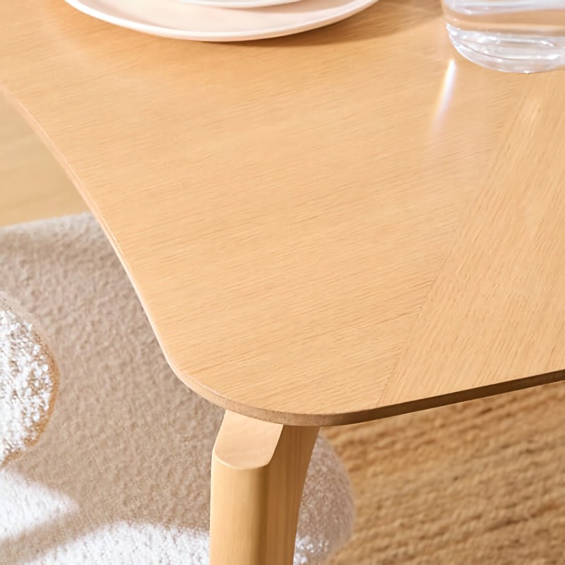 Masa dining Ilona, MDF, lemn de cauciuc, natural, L.180 cm, 213010