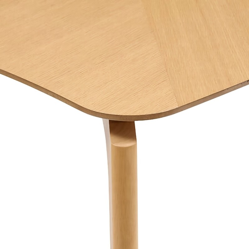 Masa dining Ilona, MDF, lemn de cauciuc, natural, L.180 cm, 213010