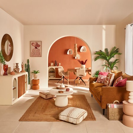 Masuta de cafea Dumka, MDF, ivoar, L.110 cm, 213028 