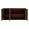 Comoda Rikaya, MDF, lemn de acacia, maro, L.160 cm, 213035