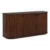 Comoda Rikaya, MDF, lemn de acacia, maro, L.160 cm, 213035