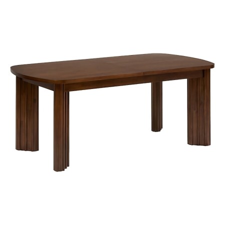 Masa dining extensibila Rikaya, MDF, lemn de acacia, maro, L.180 cm, 213036 