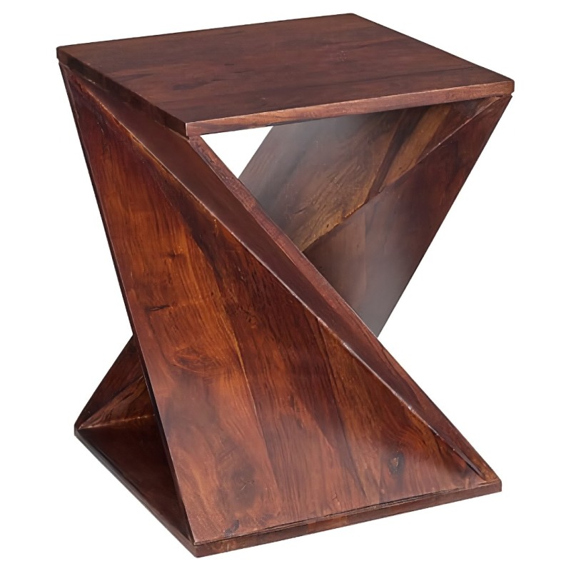 Masuta de cafea Rikaya, lemn de mango, maro, H.45 cm, 213042