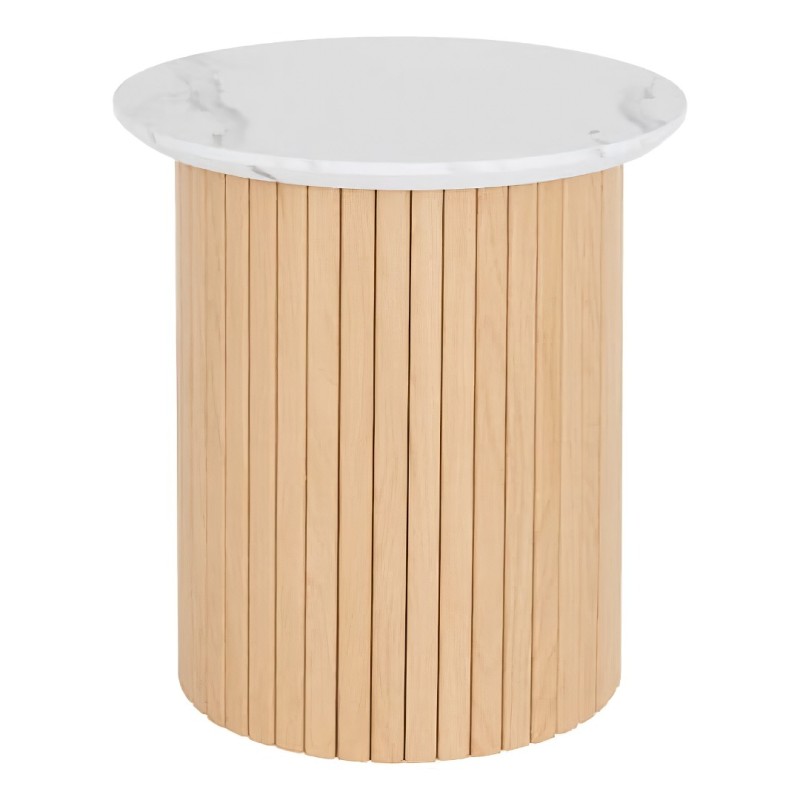 Masuta de cafea Homelya, MDF, metal, multicolor, D.45 cm, 213043