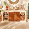 Comoda Sienna, MDF, lemn de mango, bej, L.165 cm, 213049