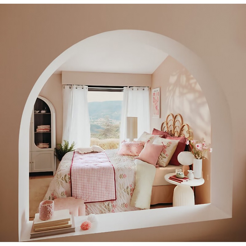 Dulap cu 4 usi Bloomy, MDF, ivoar, H.180 cm, 213056